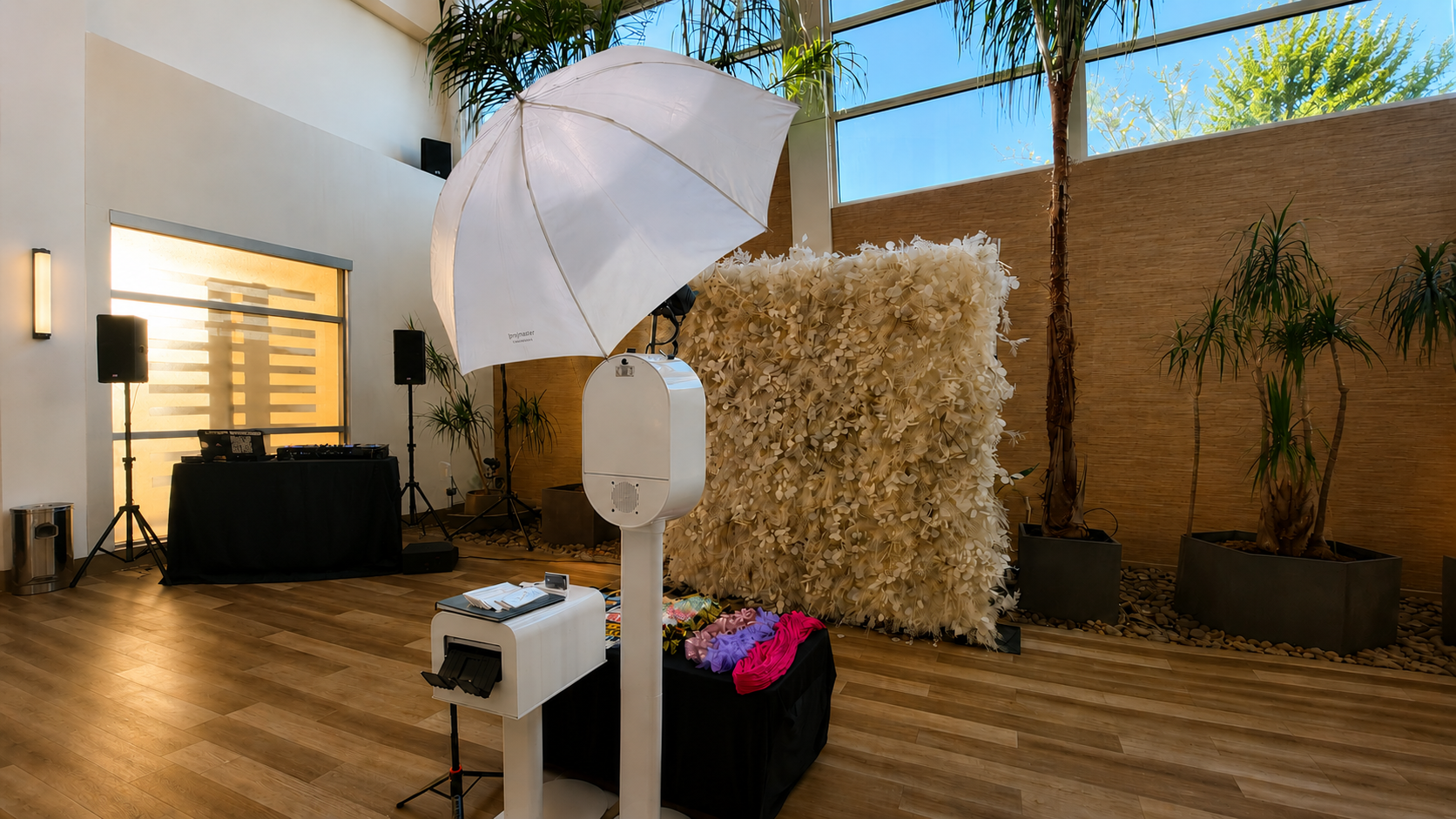 Professional studio-style photo booth portrait in Las Vegas